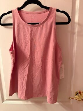 Eileen Fisher Dusty Pink Scoop Neck Tank